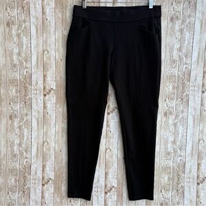 Eileen Fisher Ponte Knit Pull On Tapered Leg Pant